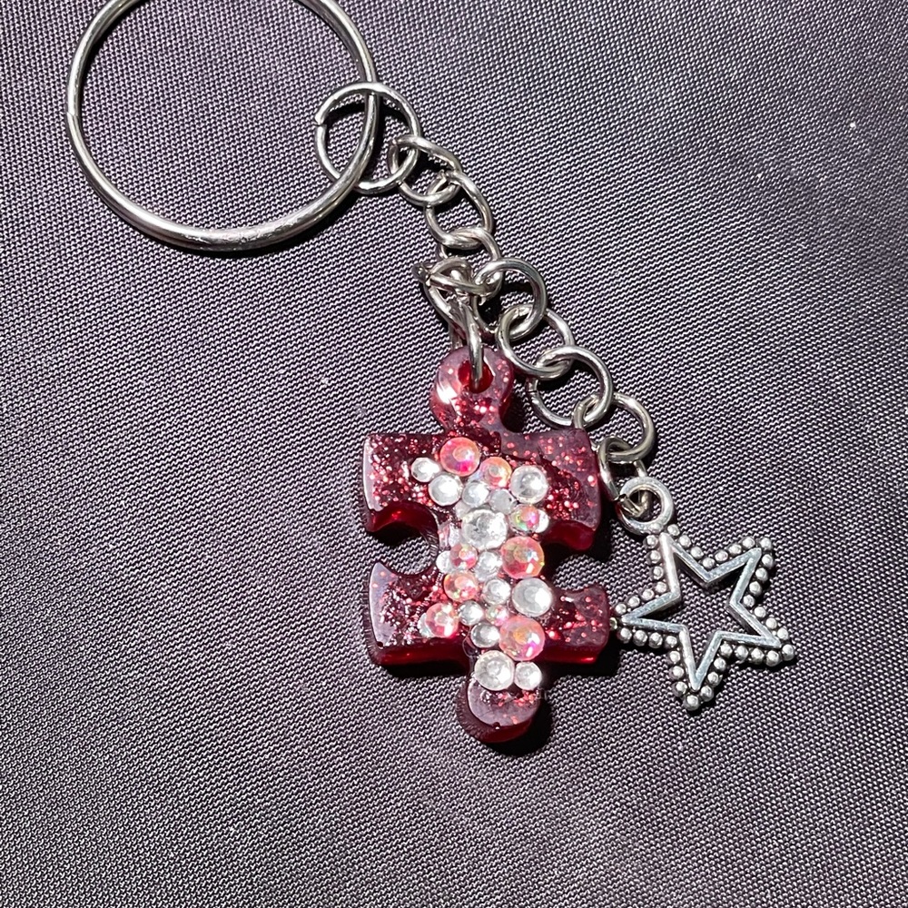 Puzzle piece keychain!